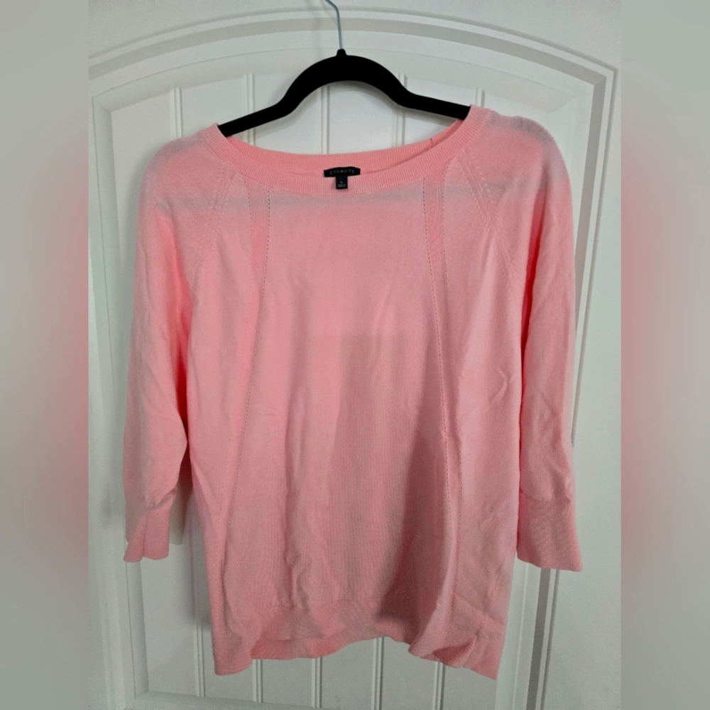 Talbots light weight 3/4 sleeve sweater